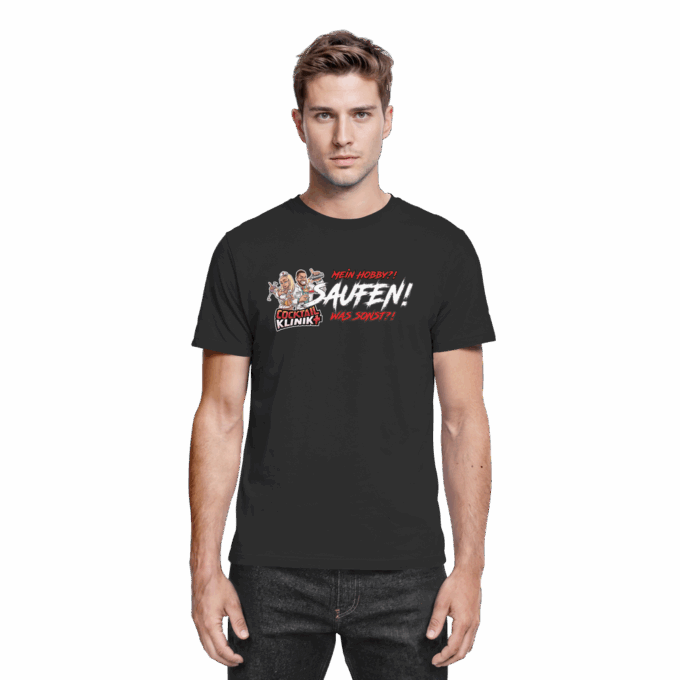 Saufen ist mein Hobby - Premium Shirt – Bild 2