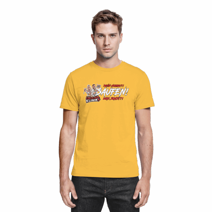 Saufen ist mein Hobby - Premium Shirt – Bild 4