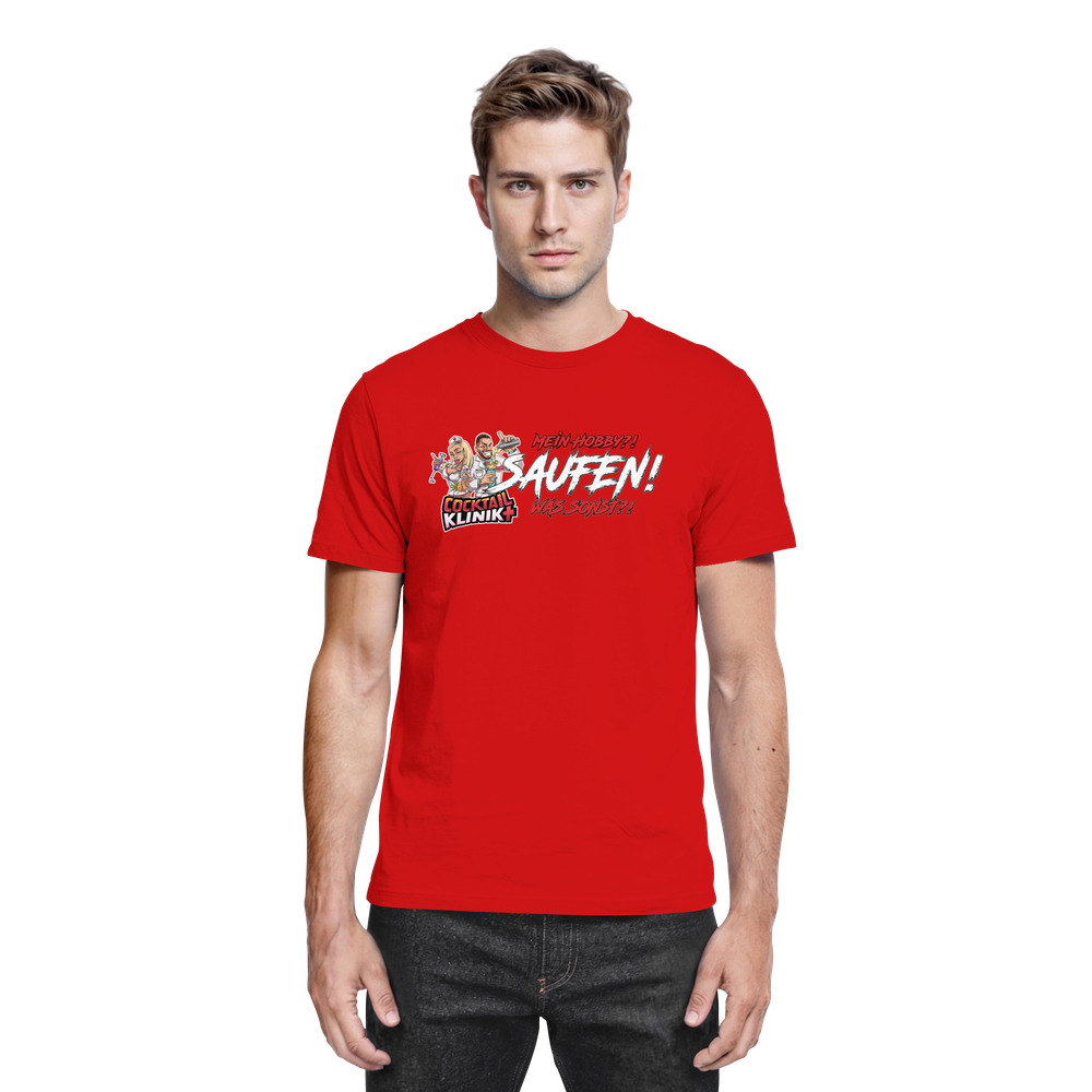 Saufen ist mein Hobby - Premium Shirt – Bild 6